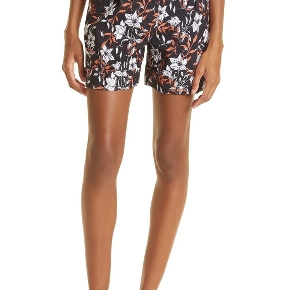 NWT Rag & Bone Ivy Printed Linen Shorts Size 0 - Picture 3 of 15